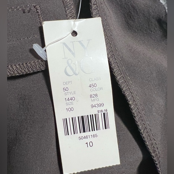 NWT New York & Company & ankle length pants -size 10 - Picture 3 of 3
